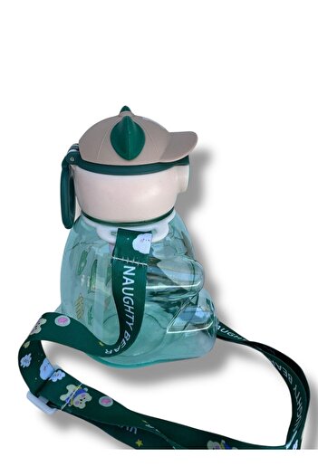 madam gold Transparent Teddy Bear and Hat Water Bottle New Model 5 Colors