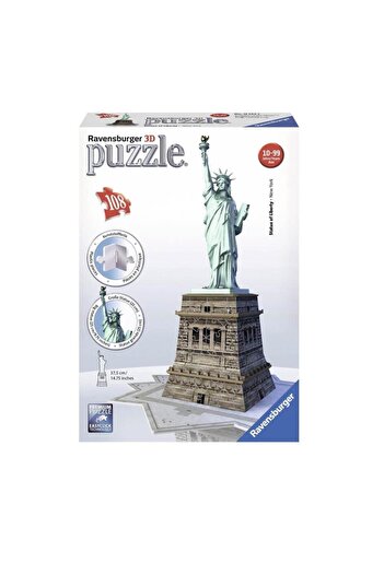 RAVENSBURGER 3 Boyutlu Plastik Puzzle Özgürlük Anıtı 125845