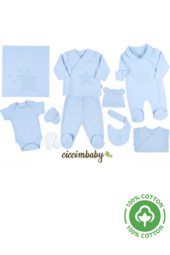 ciccimbaby 10-Piece Jumpsuit Star Bear Zibin Set
