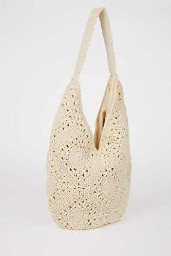 DeFacto Women's Lace Shoulder Bag E2804Axns
