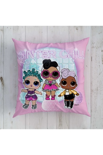 Taç Lol Surprise Winter Cotton Licensed Throw Pillow