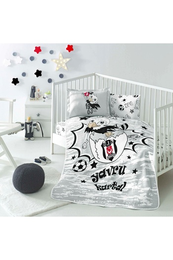 Taç Beşiktaş Kartal Baby Pique Set