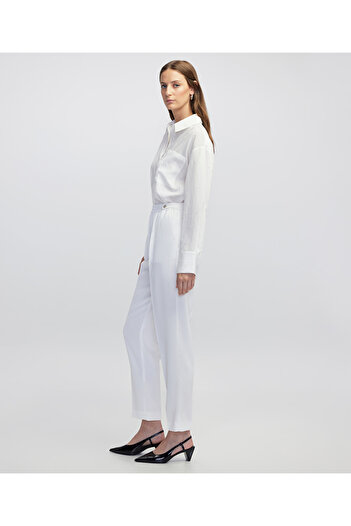 İpekyol Elastic Waist Button Pants