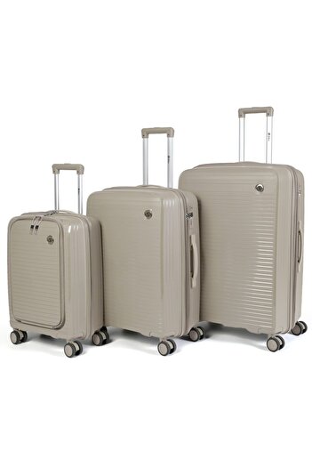 Shihon Shehyoun 3-Piece Anti-Shatter Luggage Set