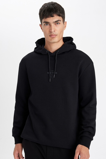 DeFacto Φούτερ Relax Fit Hooded