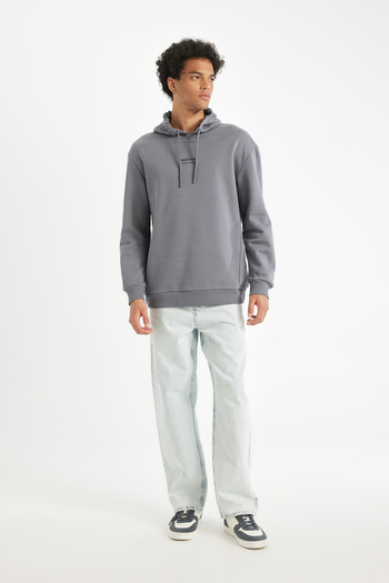 DeFacto Φούτερ Relax Fit Hooded