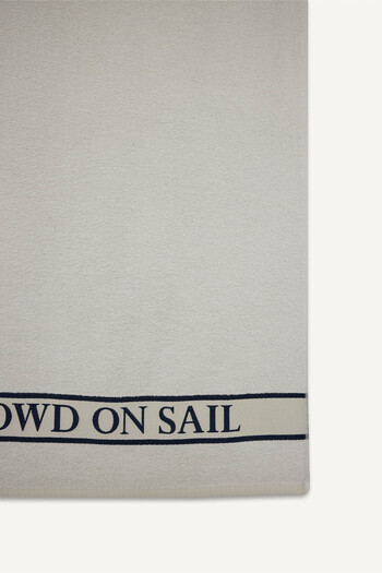 DeFacto Men's Slogan Patterned Cotton Beach Towel