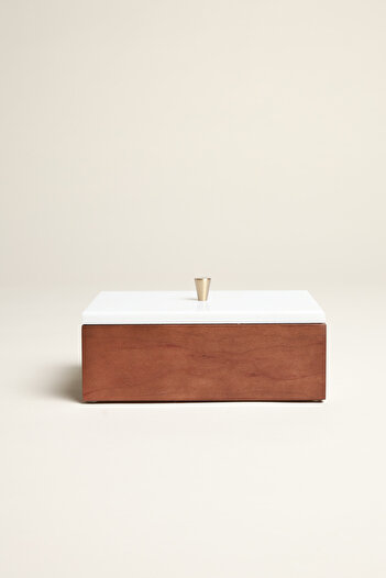 touche deco Secrets Jewelry Box - White Marble