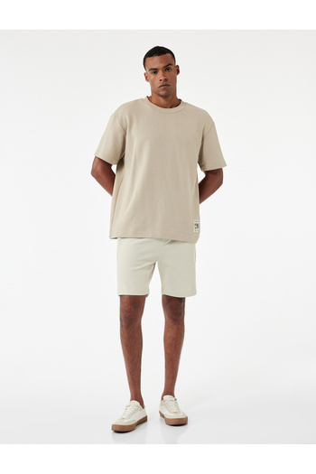 Koton Bermuda Shorts with Pockets and Waist Ties