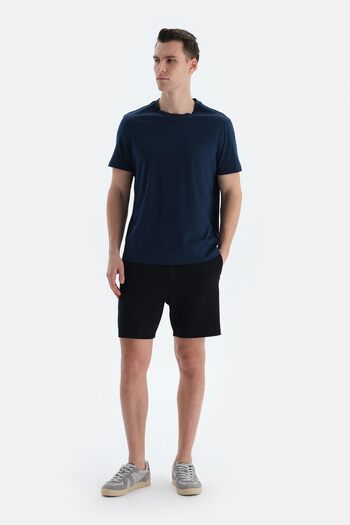 Dagi Modal Scuba Shorts with Black Pockets and Lanyard
