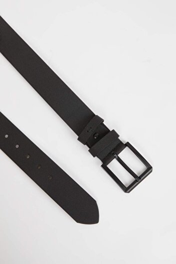 DeFacto Men's Faux Leather Wide Jean Belt V2139Azns