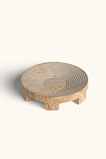 touche deco Roman Travertine Bowl (Round)