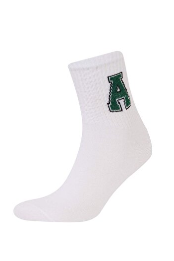DeFacto Men's Comfortable Elastic 3-Piece Cotton Socks C6736Axns