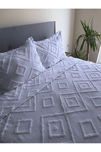 REYS Nordic Double Bedspread Set 240X250 - Gray -