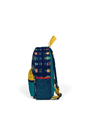 Coral High Rucsac cu două compartimente cu model robot albastru bleumarin pentru copii 23348