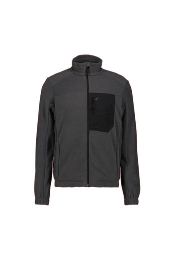 Decathlon Solognac Noiseless Fleece Cardigan - Gray - Hunting and Nature Observation - 500