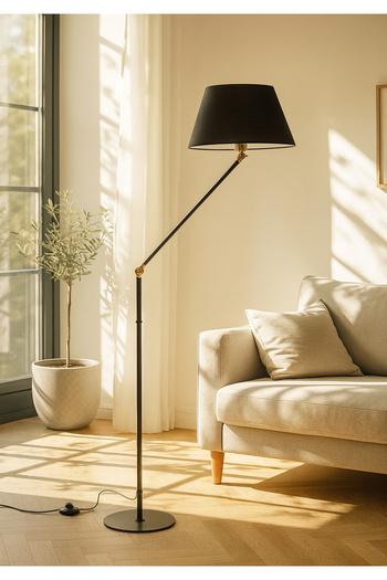 HOMİNG Homing Modern Series Movable Body Floor Lamp Black 241955