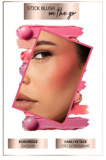 Lollis Stick Blush 04 / Stick Allık 04 / Allık Çubuğu 04