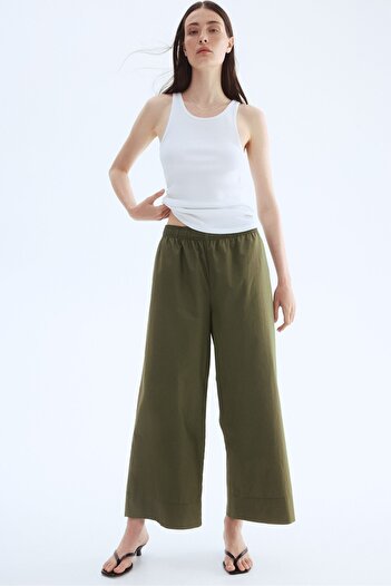 H&M Pamuklu Bilek Boyu Pantolon