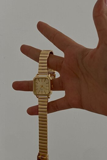 mylove Retro Lilian Square Watch Gold