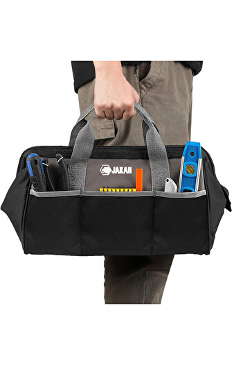 Choice 18inch 10-inch & 18-inch Tool Storage Bag, Zip-Top Wide Mouth Tool Tote Bag
