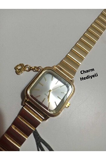 Ricardo Women's Gold Mesh Steel Cord Vintage Wristwatch Charmli 0104