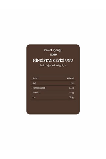 KAT KATKISIZ Glütensiz Hindistan Cevizi Unu 250gr