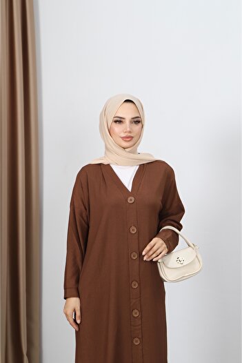 NİSUM MODA Bürümcük Uzun Hırka