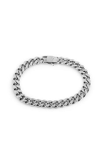 Daniel Klein Dkj.12.10005 Silver Color Men's Steel Bracelet