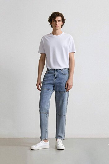 DeFacto Relax Fit Relaxed Cut Φαρδύ τζιν παντελόνι D8779ax24au