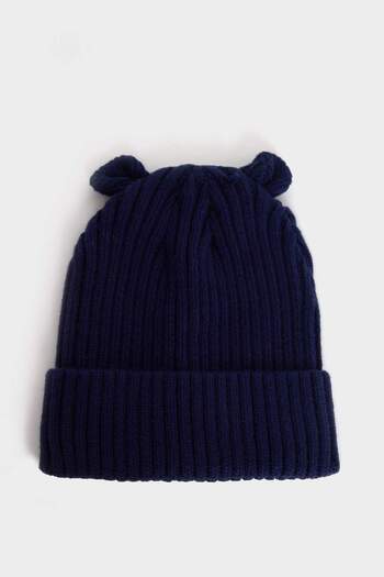 DeFacto Baby Boy Eared Knitted Beanie C8595A524Wn