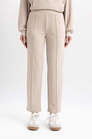 DeFacto Regular Fit Rahat Kalıp Basic Düz Fitilli Çift Cepli Casual Pantolon B0044AX24AU
