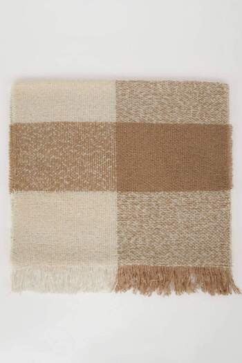 DeFacto Women's Checkered Tassel Scarf A6639Ax24Wn