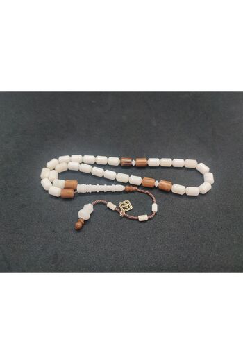 İskeçe Exclusive Cemil Master's Artifact with Skechers Hand Boy Imame Pen Carved Kuka Combined Camel Bone Certified 8272