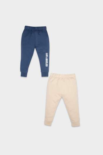 DeFacto Baby Boy Printed 2-Piece Sweatpants with Elastic Waist D0714A524Au