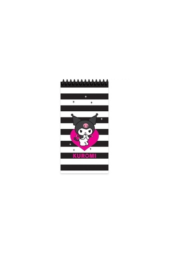 kuromi 10*19 80 Yp رسم.Spr.- دفتر ملاحظات بغطاء ورقي