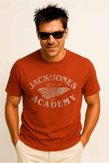 Jack & Jones Crew Neck Logo Printed T-Shirt