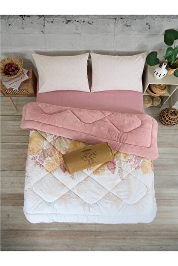 Sudemhome Double Wellsoft Double-Sided Quilt and Pillowcase Set