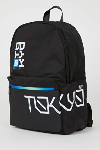 DeFacto Bedruckter Schulrucksack für Herren C5733AXNS