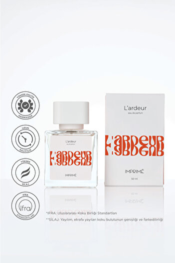 Imprime L'Ardeur Edp Unisex Perfume 50ml |   Oriental, Floral |   Raspberry, Saffron, Rose, Magnolia, Amber, Vetiver