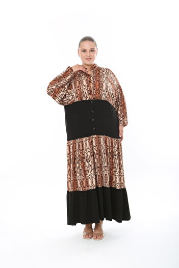 XL Modam Women's Lycra Viscose Plus Size Dress