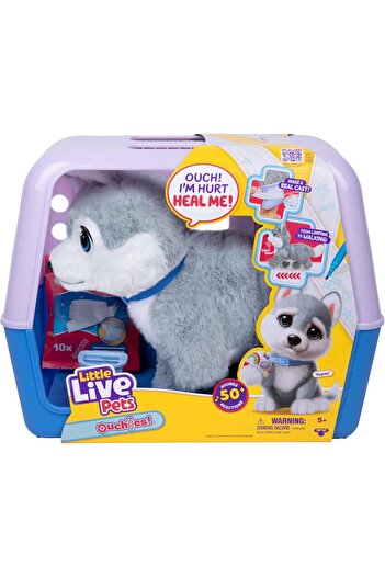 LITTLE LIVE PETS Ouchies Deluxe Single Pk Aspen Husky 26680