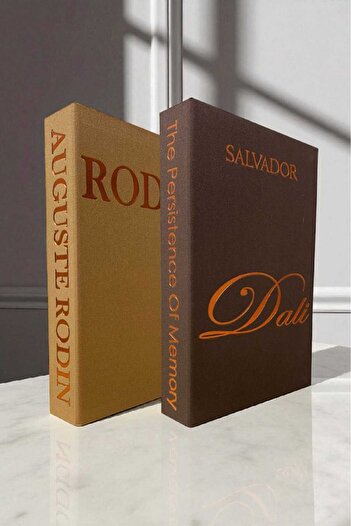 BayCazip 2-Piece Fabric Covered Book-Looking Decorative Box |   Gift & Jewelry Box