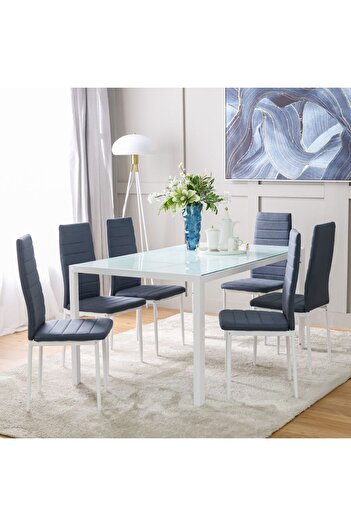 Danube Home Rhian 1+6 Dining Set
