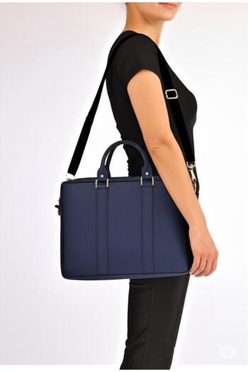 Bag Ard Bagard 15.6 Inch Harber Laptop Notebook Briefcase Navy Blue