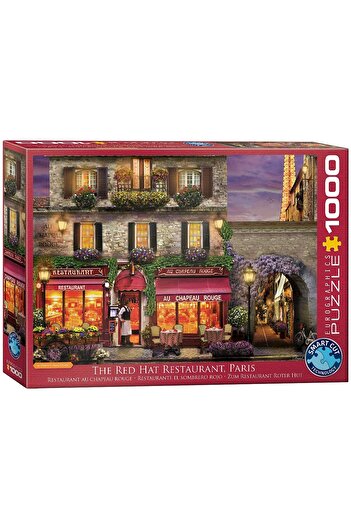 Eurographics Puzzle 1000-Pcs The Red Hat Restaurant Paris 6000-0963