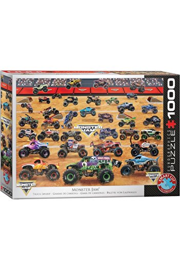 Eurographics Puzzle 1000-Pcs Monster Jam Truck Lineup 6000-5944