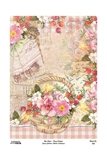 Cadence Brass Decopage Paper Model 932