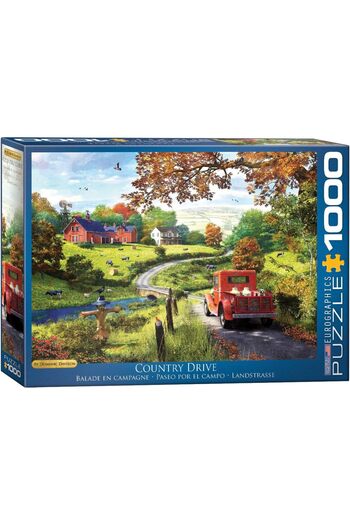 Eurographics Puzzle 1000-Pcs By Dominic Davison Country Drive 6000-0968