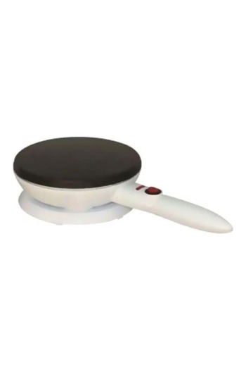DLC 700 W Non‑Stick Crepe Maker – White/Black Electric Countertop Griddle